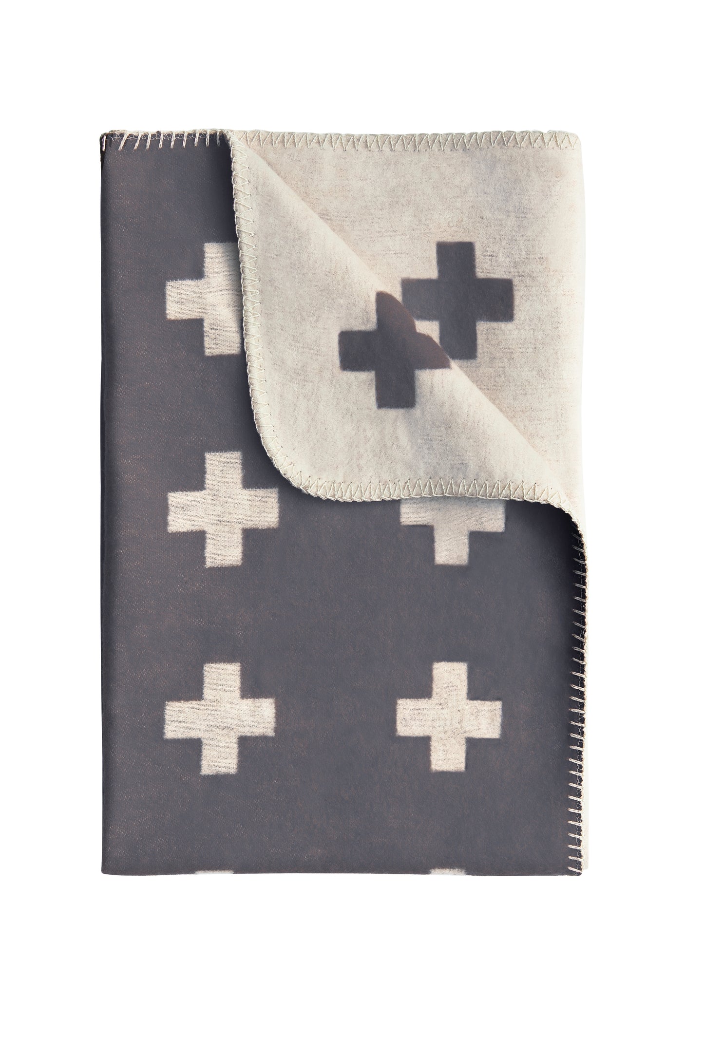 Cross Blanket Grey