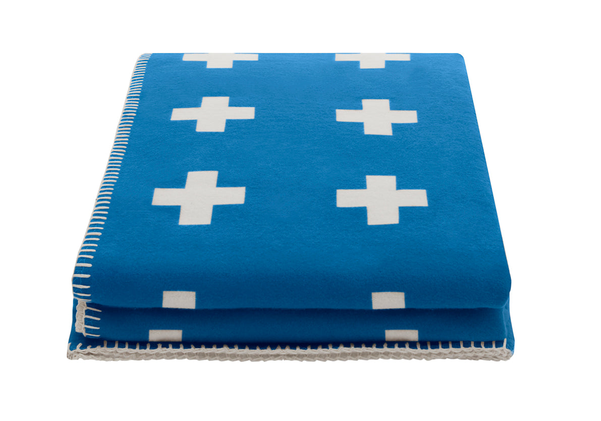 Cross Blanket Sky Blue